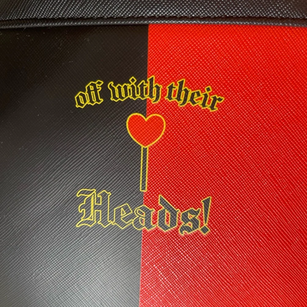 Loungefly Queen of Hearts Character Mini Backpack - Red, Yellow, Black, Green